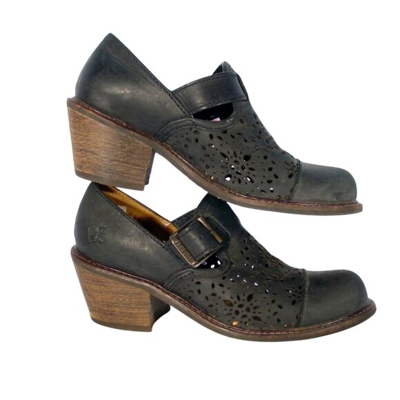 JOHN FLUEVOG Adriana Roxana Western Ankle Boots Heeled Booties 6 - Picture 4 of 10